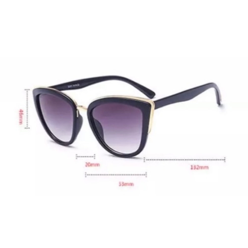 🕶LUXURY BLACK PLASTIC FRAMES AND GRAY LENSES - Picture 8 of 8